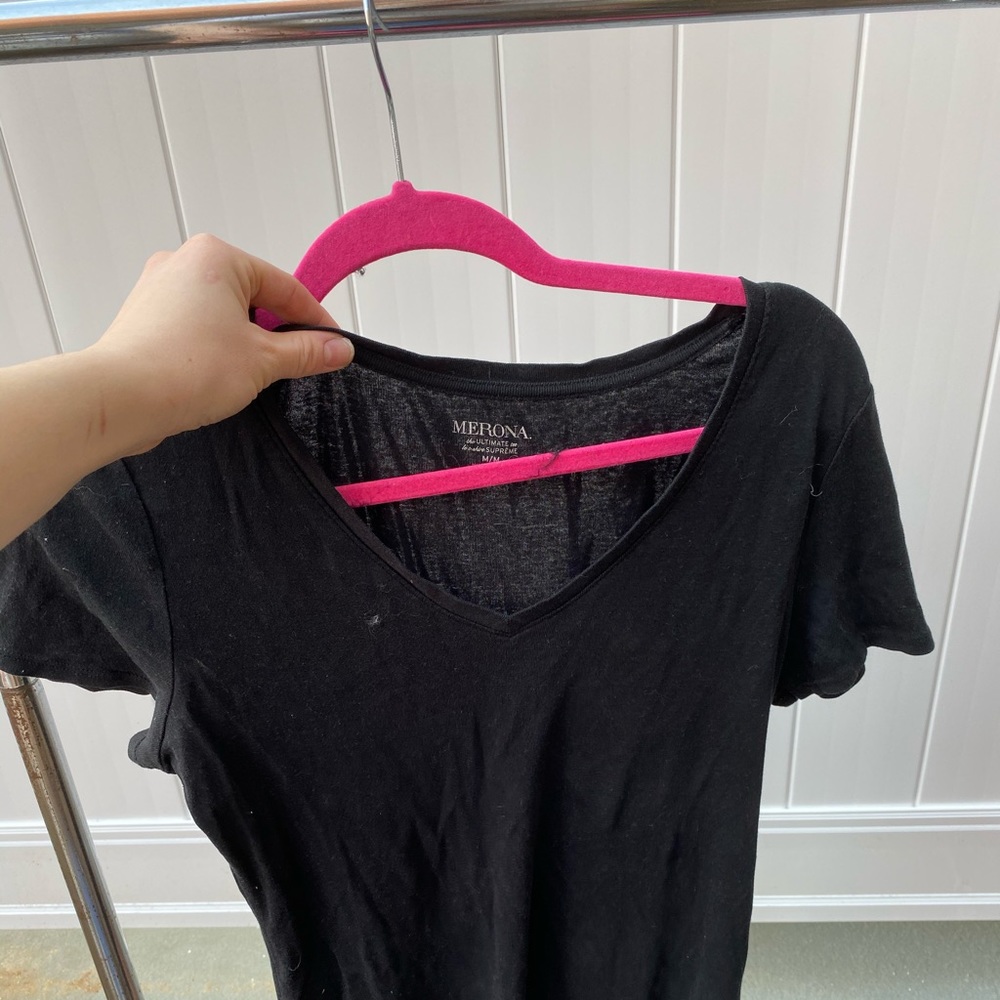 Merona Black T Shirt